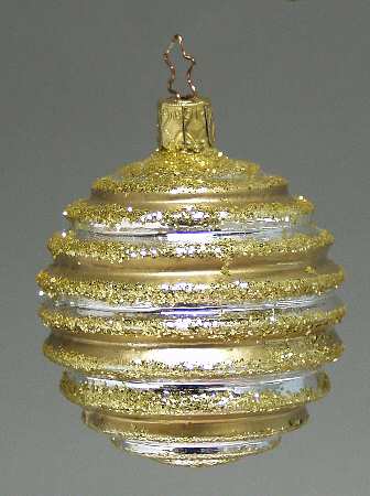 Forms Gold Ball W/ Horizontal Stripe - No Box