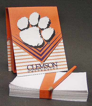 Collegiate Notepads Clemson Tigers - With Box