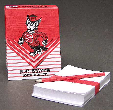 Collegiate Notepads North Carolina State Wolfpack - Boxed