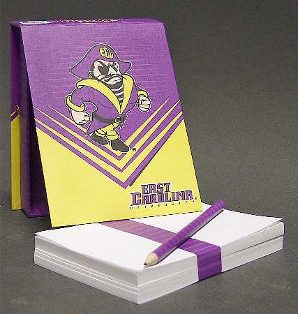 Collegiate Notepads East Carolina Pirates - Boxed