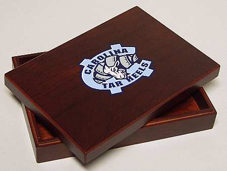 Collegiate Wooden Keepsake Box University Of North Carolina - No Box