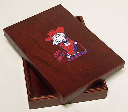 Collegiate Wooden Keepsake Box Ole Miss - No Box