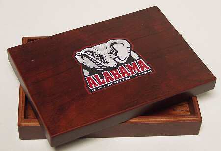 Collegiate Wooden Keepsake Box Alabama - No Box