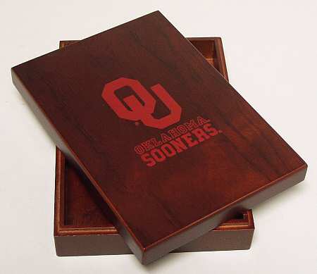 Collegiate Wooden Keepsake Box Oklahoma - No Box