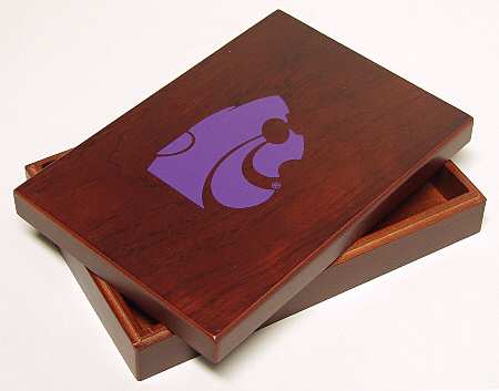 Collegiate Wooden Keepsake Box Kansas State - No Box