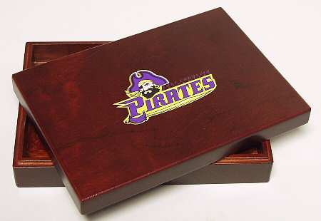 Collegiate Wooden Keepsake Box East Carolina - No Box