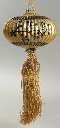 One Hundred 80 Degrees Ornaments Chinese Lantern-Yellow - No Box