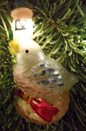 12 Days To Christmas Light Covers Four Calling Birds - No Box
