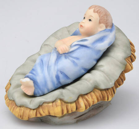 Grandeur Noel Nativity Baby Jesus & Cradle - No Box