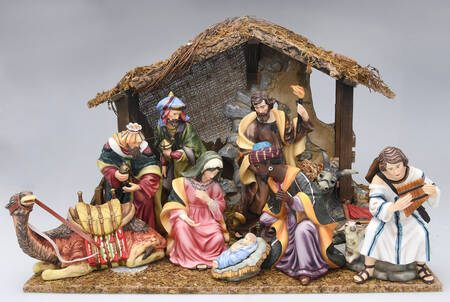 Grandeur Noel Nativity 10 Pc Nativity - No Box