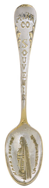 States, Cities&International Souvenir Spoons N.P.R.R. Livingston, Montana - No Box