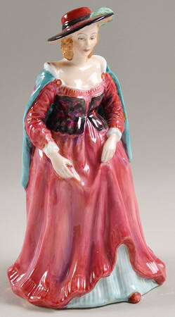 Paragon Figurines Lady Isobel-Red Dress,Hat - No Box