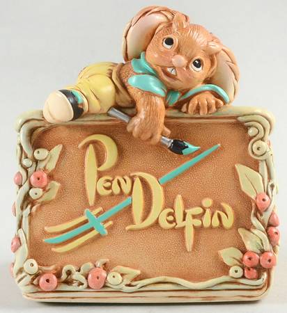 PenDelfin Figurine Golden Jubilee-Plaque - With Box Bx245