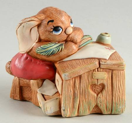 PenDelfin Figurine Boswell-Red Pants - Boxed