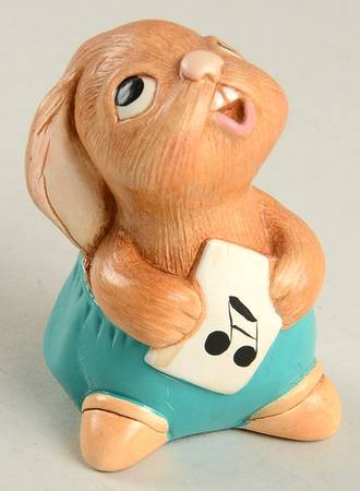 PenDelfin Figurine Rolly-2 Notes Turquoise Pants - Boxed