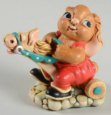 PenDelfin Figurine Dobbin - Red - Boxed