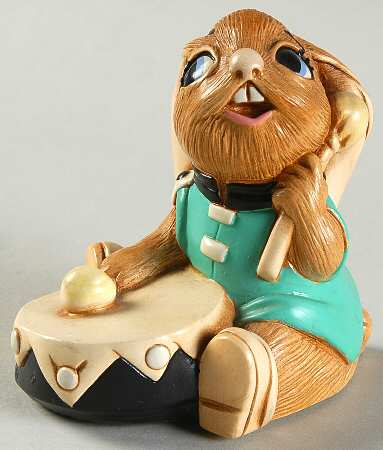 PenDelfin Figurine Bongo-Turquoise Shirt - With Box