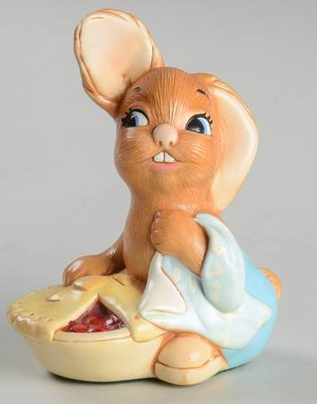 PenDelfin Figurine Pieface-Stripes Turquoise - Boxed