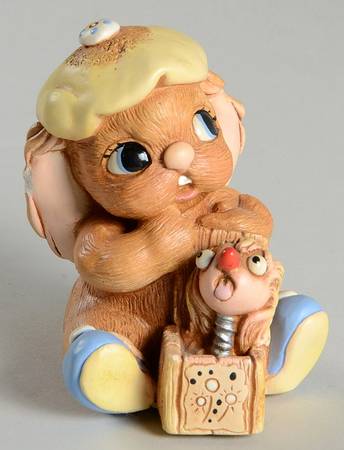 PenDelfin Figurine Jacky-Blue Shoes - Boxed