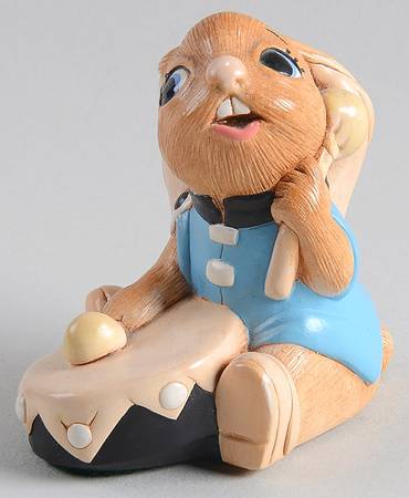 PenDelfin Figurine Bongo-Blue Shirt - Boxed
