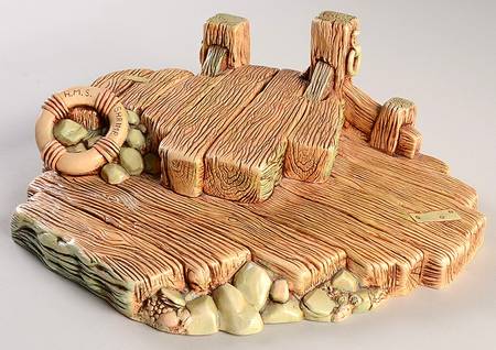 PenDelfin Figurine Shrimp Stand - Boxed