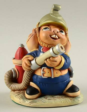 PenDelfin Figurine Fireman - Boxed