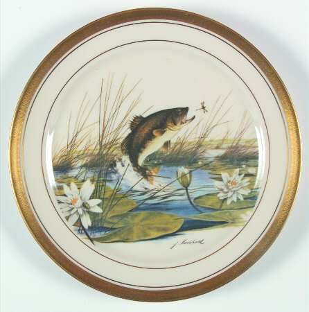 Pickard Plate Smallmouth Bass - Boxed