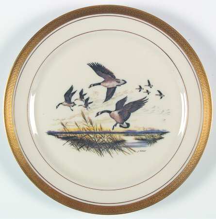 Pickard Plate Canadian Geese Group - Boxed