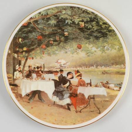 Pickard Plate On The Banks Of The Seine - Boxed