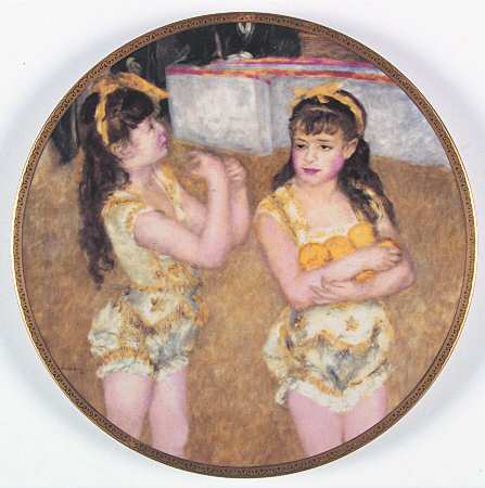 Children of Renoir Two Little Circus Girls - Boxed