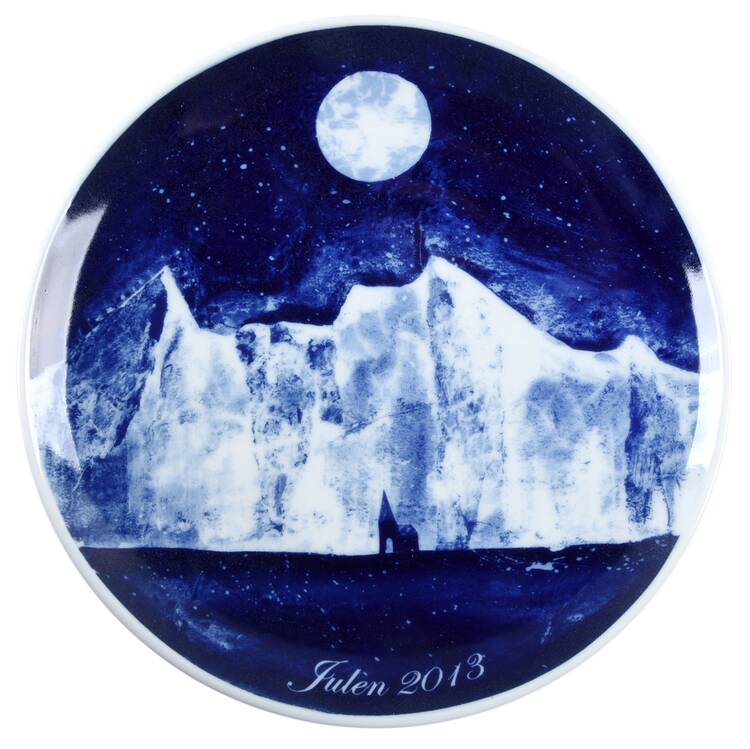 Christmas Plate Silent Night - No Box