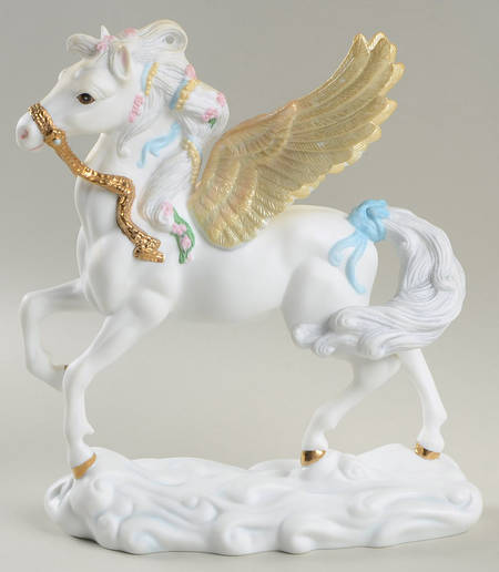 Princeton Gallery Figurine The Wings Of Magic-Gold Wings - No Box