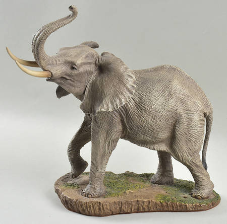Princeton Gallery Figurine Trumpet In The Jungle-Elephant - Boxed