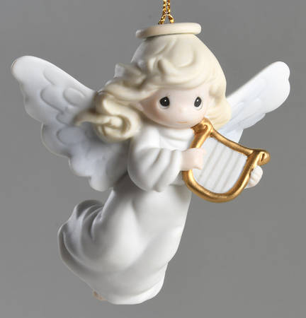Precious Moments Ornaments Joy To The World-Harp - Boxed