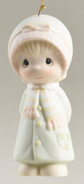 Precious Moments Ornaments May God Bless You W/Perfect Holiday Seas - Boxed