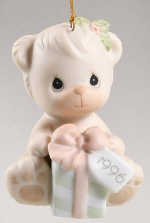 Precious Moments Ornaments Wishing You A Bear-Ie Merry Christmas - Boxed