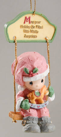 Precious Moments Ornaments May Your Holiday Be Filled W/ Whittle - Boxed