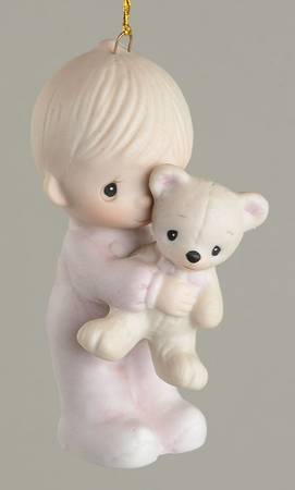 Precious Moments Ornaments Baby's 1st Christmas (Boy) - No Box