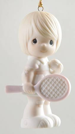 Precious Moments Ornaments Serve With A Smile-Girl - Boxed