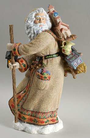 Memories of Christmas-Figurine Polish Father Christmas - Boxed