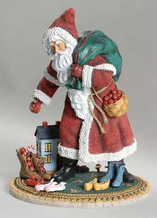 Memories of Christmas-Figurine German St Nick - Boxed