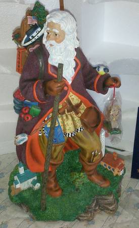 Memories of Christmas-Figurine Door County Santa - Boxed