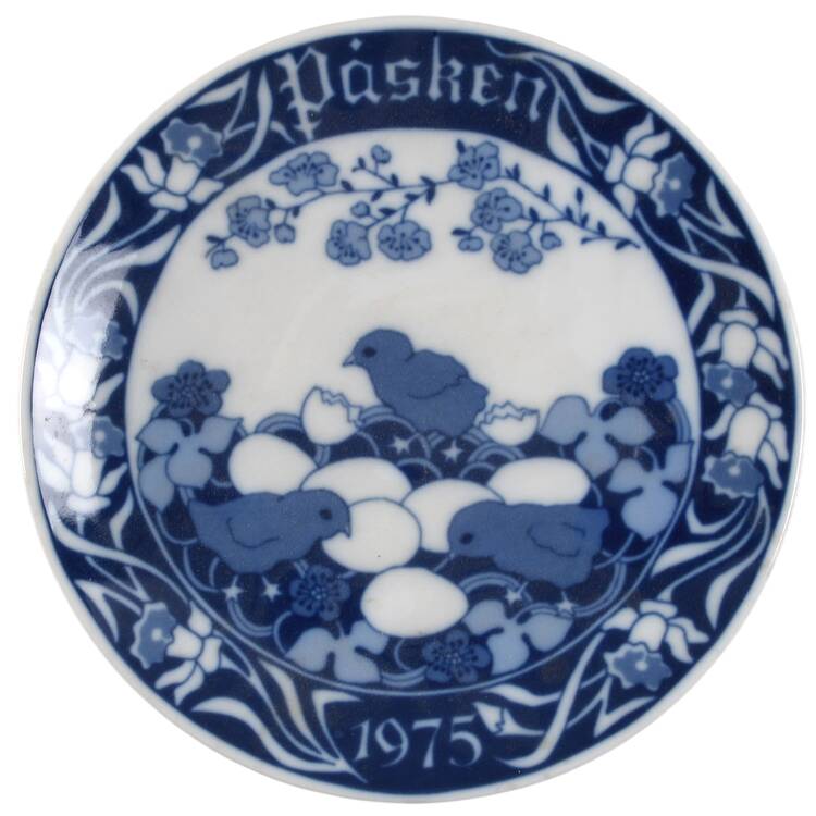Easter Plate-Porsgrund Chicks - Boxed