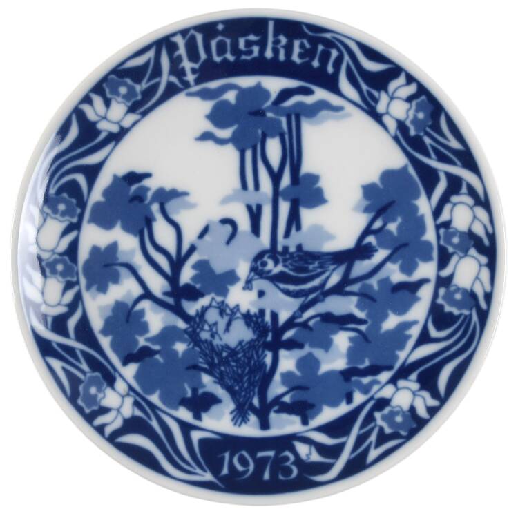 Easter Plate-Porsgrund Birds - Boxed