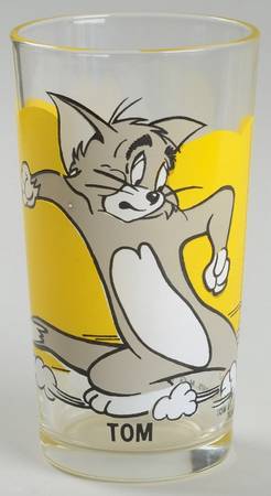 MGM Cartoons Collectors Glass Tom In Action - No Box