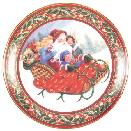 Princess House Christmas Plate by Princess House