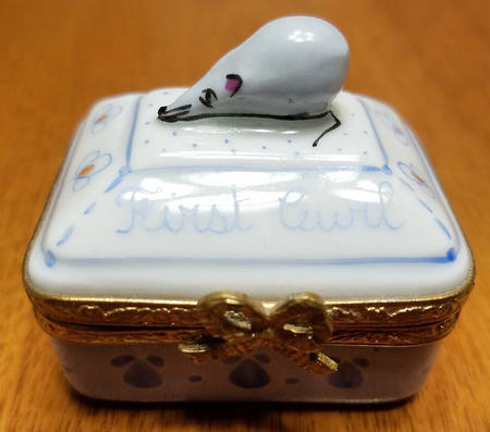 PEINT MAIN LIMOGES BOX First Curl - With Box Bx712