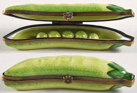 PEINT MAIN LIMOGES BOX Pea Pod - Nb730, No Box