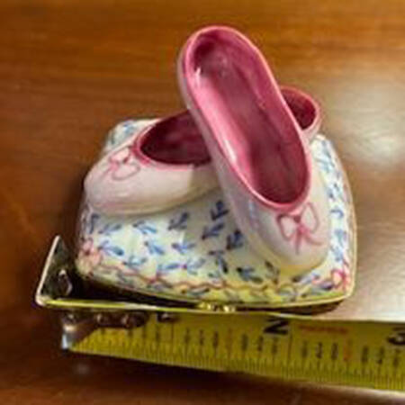 PEINT MAIN LIMOGES BOX Ballet Slippers - Nb738, No Box