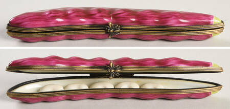 PEINT MAIN LIMOGES BOX Beans - Nb783, No Box